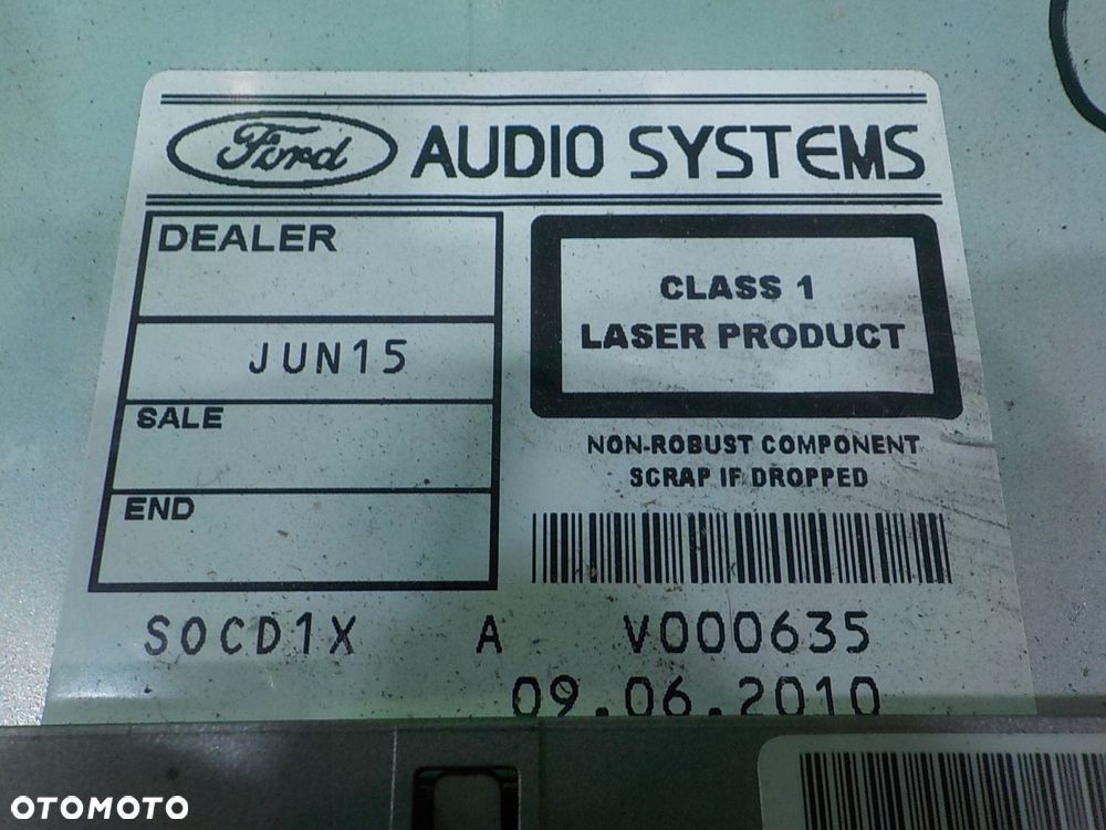 FORD KUGA MK1 I 10r 5D radio CD 8V4T-18C939-LD - 7