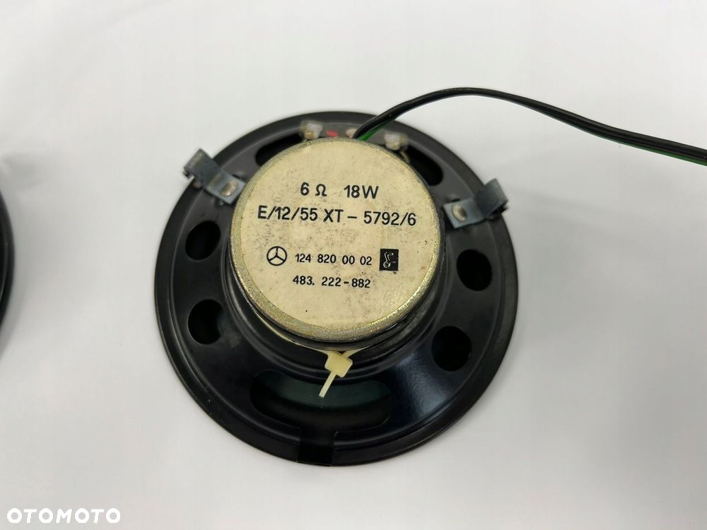 ORYGINALNE GŁOŚNIKI W DESKE ROZDZIELCZĄ KONSOLĘ MERCEDES W124 1248200002 - 7