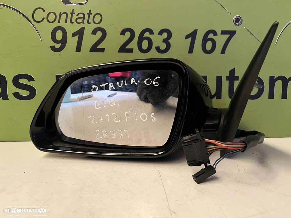 Skoda Octavia II - ESPELHO RETROVISOR ESQUERDO - ER331 - 7