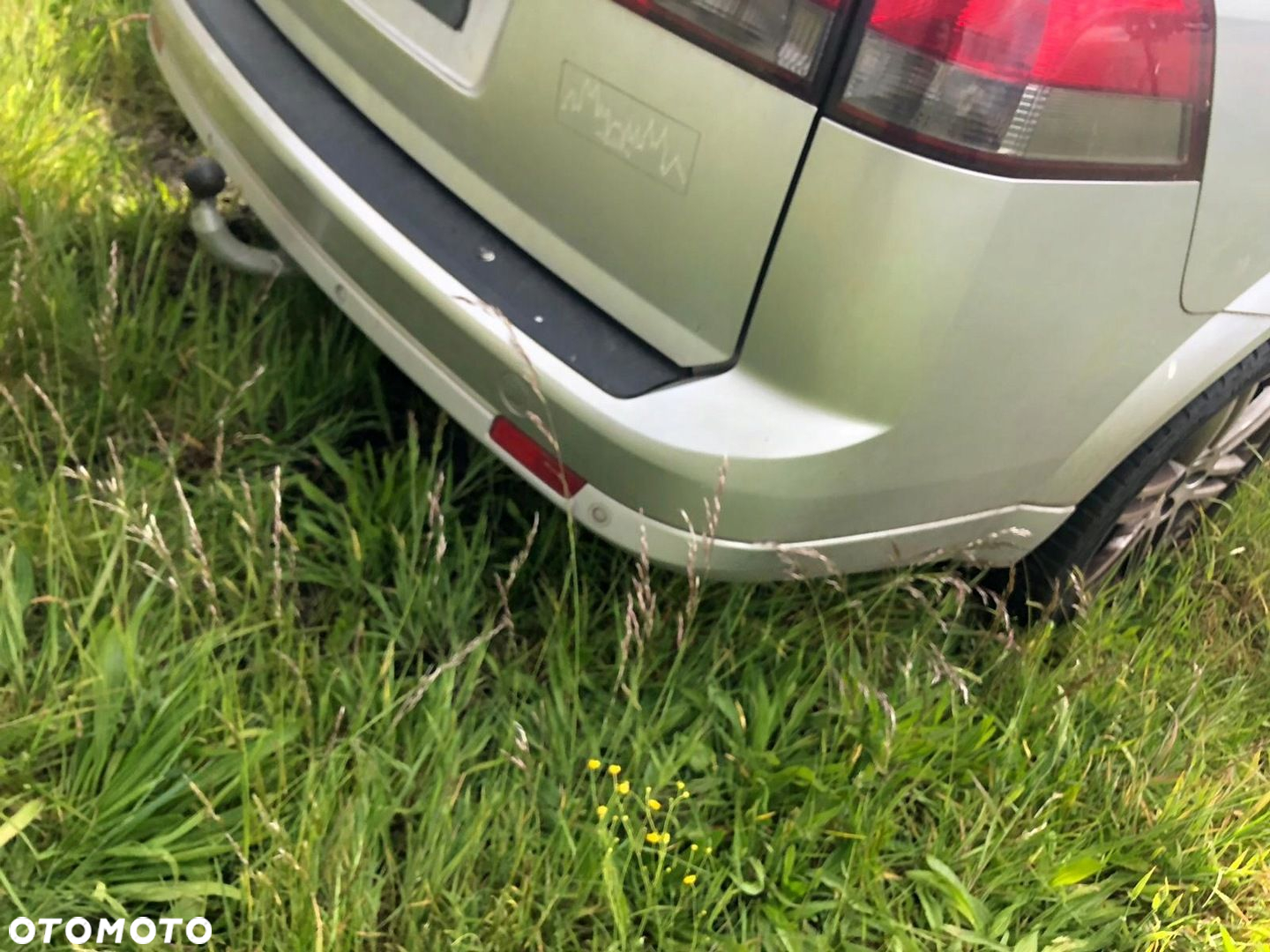 OPEL VECTRA C ZDERZAK TYLNY PDC SREBRNY KOMBI Z157 - 3