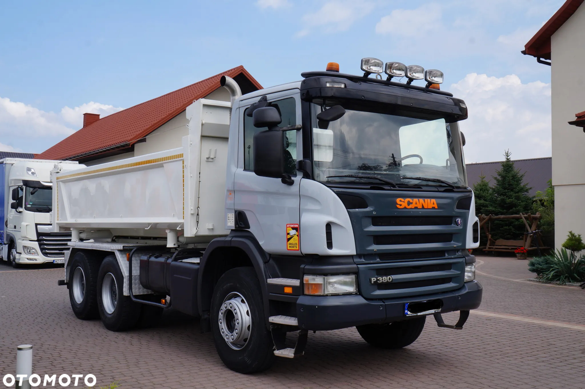 Scania P 380 6x4 MANUAL WYWROTKA 2- STRONNA HYDROBURTA BORDMATIC P420 - 3