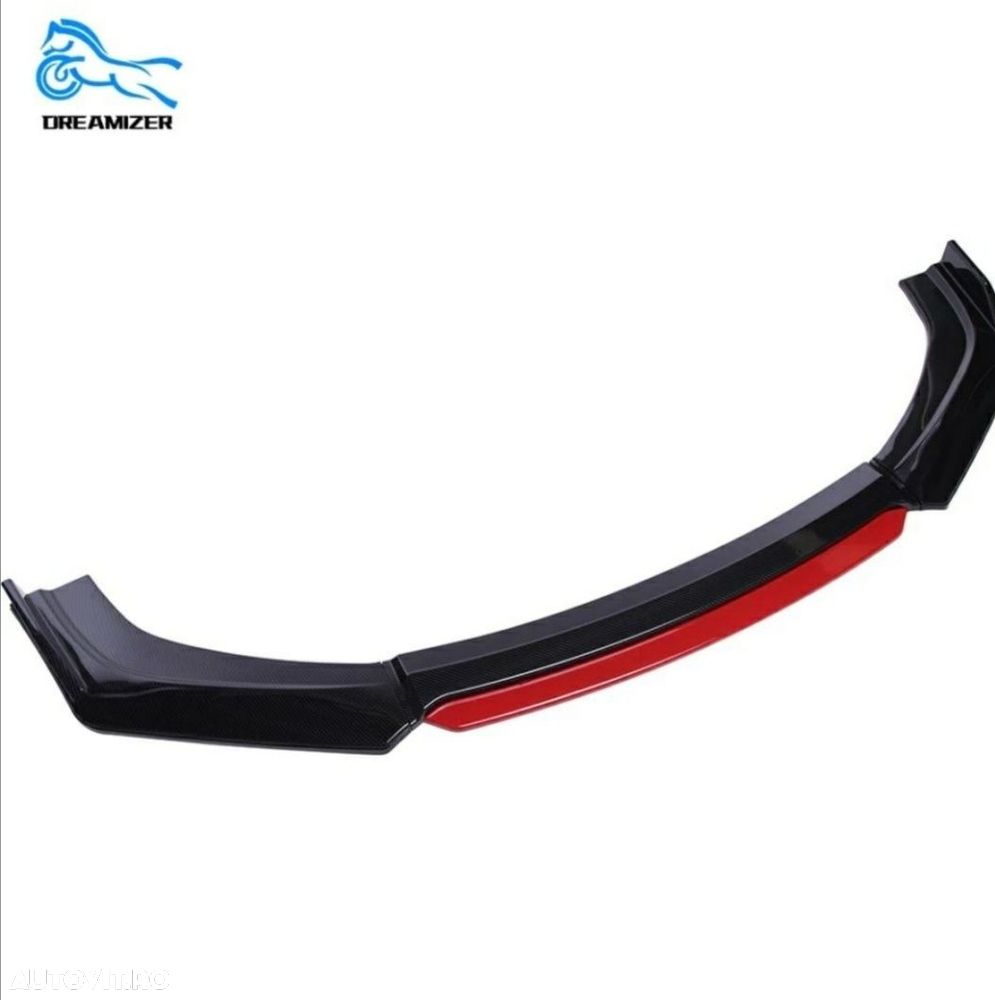 Spoiler/LIP/prelungire bara fata tuning rosu,galben,albastru,negru,gri - 2