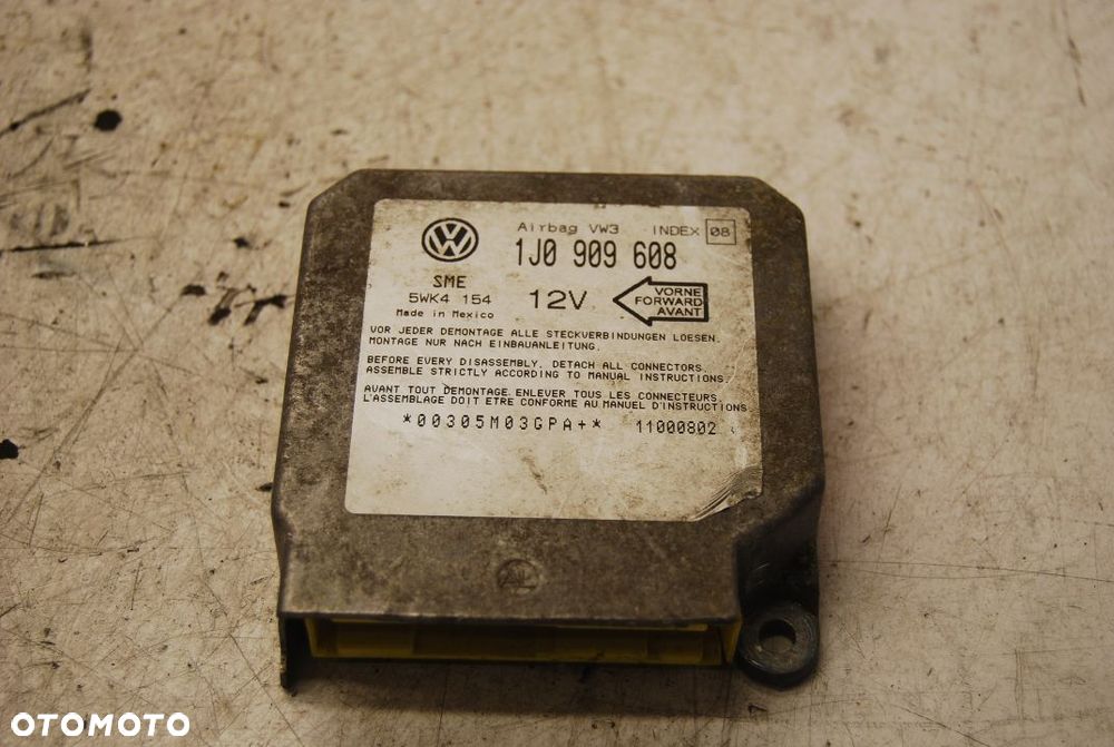 SENSOR AIR BAG PODUSZEK 1J0909608 SKODA OCTAVIA I VW AUDI SEAT - 1