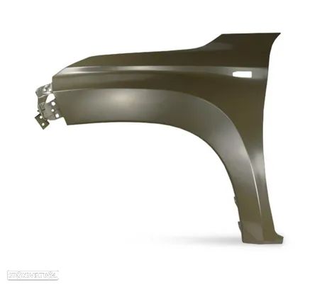 Guarda Lamas com furo para Mitsubishhi L200 KK6T KL6T 5220AG81 5220AG82 - 2