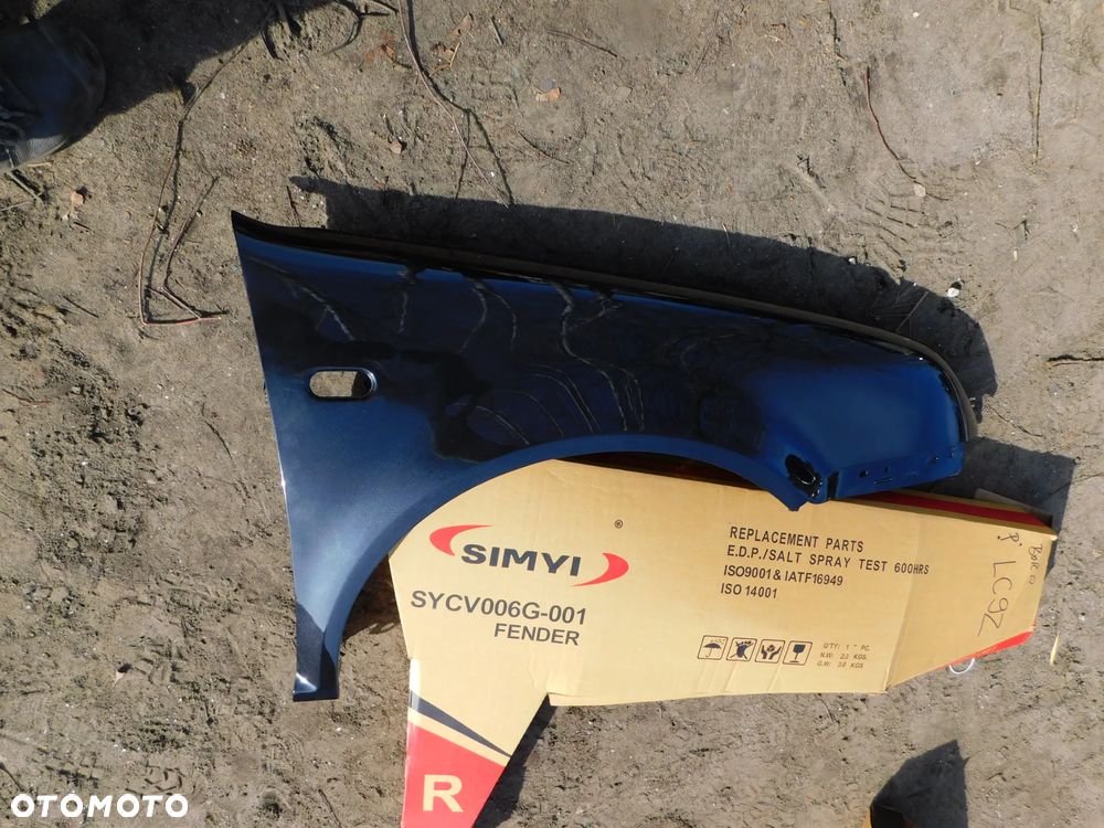 vw volkswagen bora błotnik prawy nowy kolor LC9Z WYSYŁKA - 2