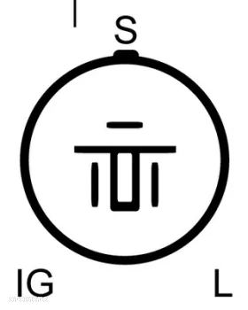 JA657 ALTERNATOR TOYOTA HIACE MODEL F 2.0 2.4 - 5