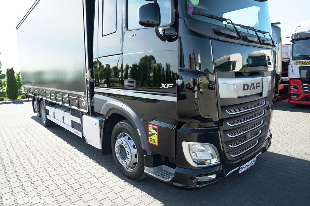 DAF XF 480 / FIRANKA 7,7 M / SSC / 6X2 / KLIMA POSTOJOWA / OŚ PODNOSZONA / - 7