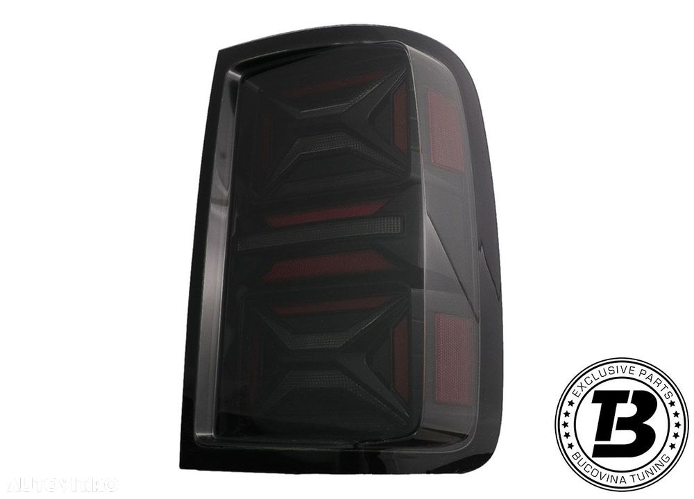 Stopuri Full LED compatibile cu VW Amarok Smoke Design - 11