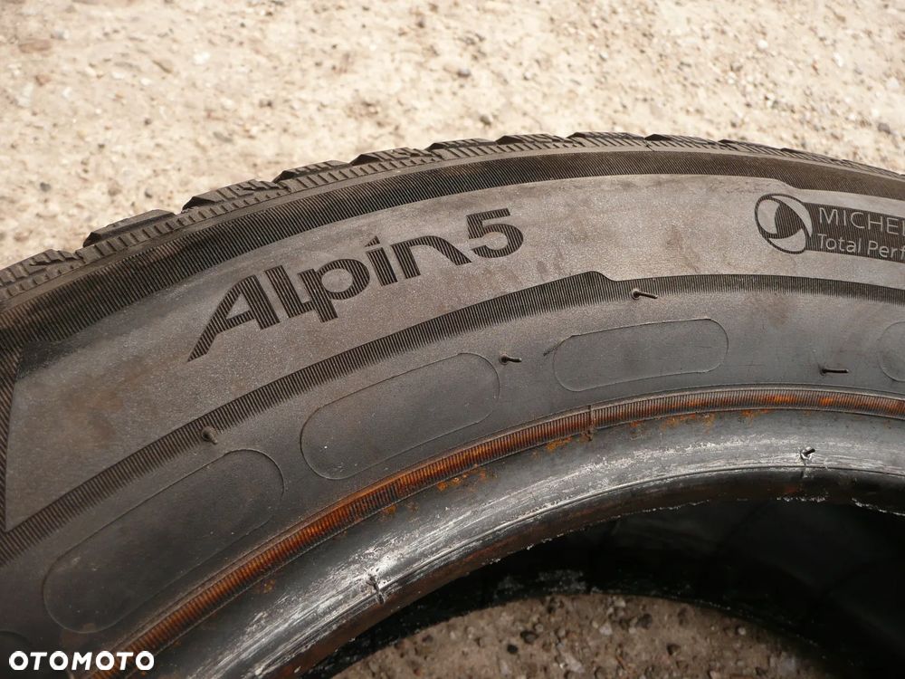 16” - MICHELIN - 205/55 r16 cali - ZIMOWE Opony ALPIN 5 - stan: BDB – GWARANCJA !! + możliwy  MONTAŻ !! - 5