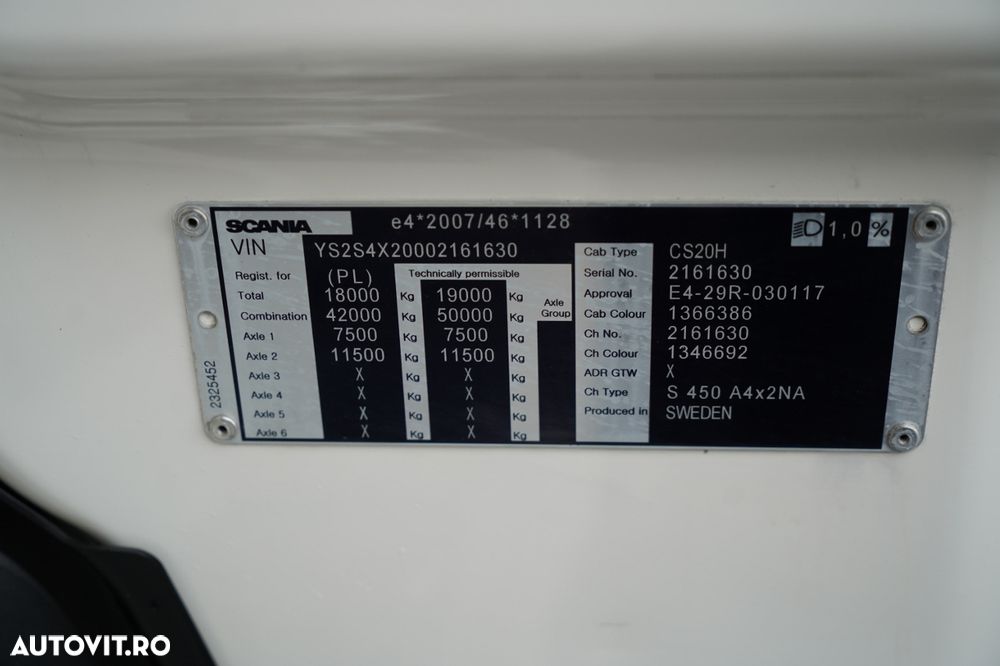 Scania S 450 / RETARDER / - 39