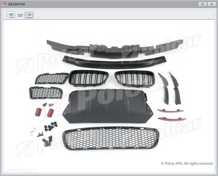 KIT TUNING (fata/spate) BMW F10/F11 2013-2017 M-PAKET PE STOK - 2