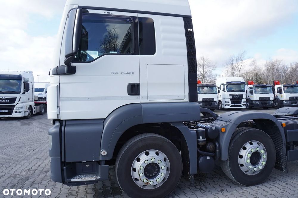 MAN TGS 35.420 8x2 / Rama 6,4 m / 3 osie skrętne / 3 szt. - 14