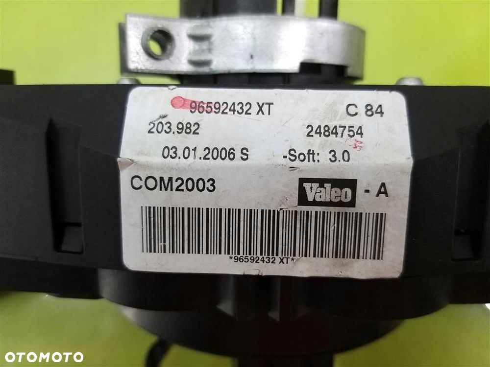 Przełącznik zespolony pająk Citroen C5 I FL 2004-2008 R 96592432XT COM2003 - 6