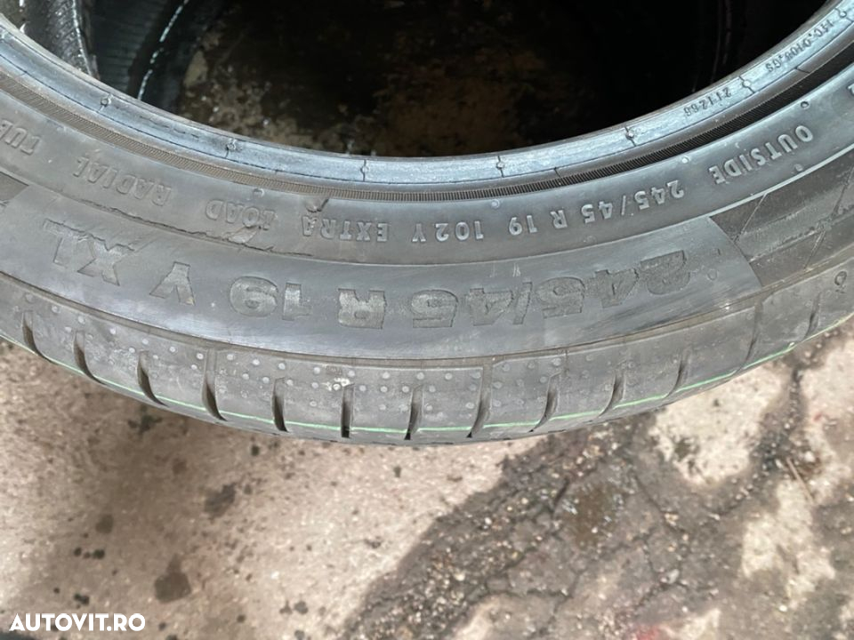 vand 2 anvelope 245/45/19 continental de vară ca noi - 4