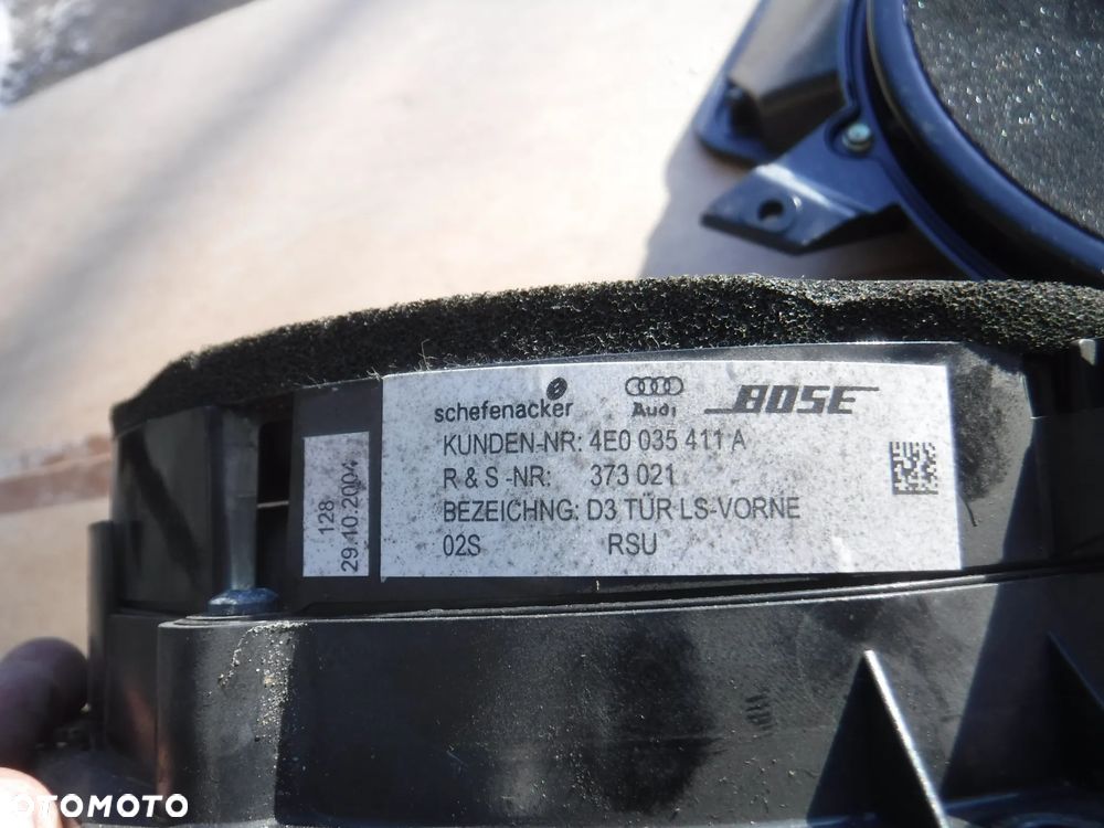 Audi A8 D3 zestaw BOSE glosnikow glosniki - 4
