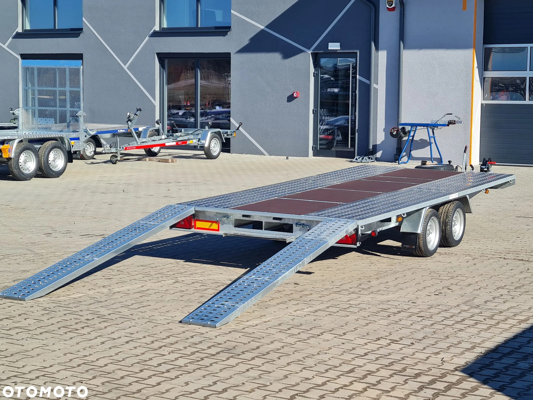 Niewiadów Laweta 450x210cm DMC 2700kg AMORTYZATORY KOŁO ZAPASOWE WCIĄGARKA  wypełnienie z wodoodpornej sklejki - 2