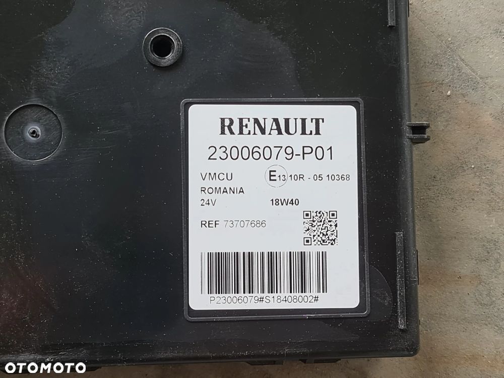 STEROWNIK MODUŁ VMCU RENAULT RANGE GAMA T C K 23006079 P01 22821377 P02 - 3
