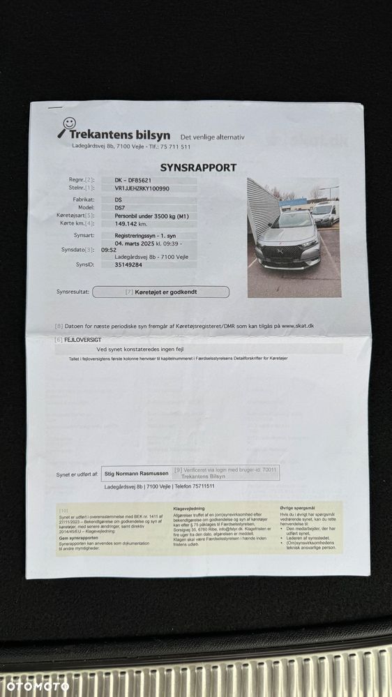 DS Automobiles DS 7 Crossback 2.0 BlueHDi Performance Line + - 36
