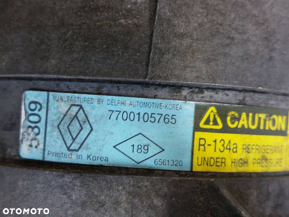 SPRĘŻARKA KOMPRESOR KLIMATYZACJI RENAULT SCENIC I LIFT 1.9 DCI 7700105765 - 2