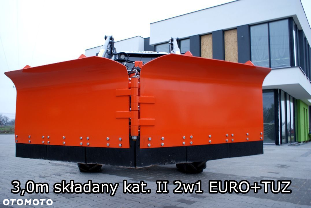 Pług SKŁADANY do śniegu komunalny śnieżny STRZAŁKA METAL TECHNIK 1,52m 1,82m 2,02m  2,1m 2,22m 2,6 3 - 16