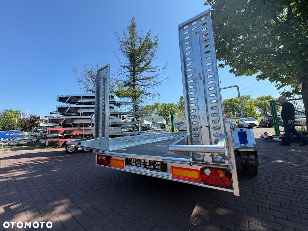 Niewiadów Przyczepa do przewozu sprzętu budowlanego Niewiadów K3535 Najazdy 355x185 cm 2 osie DMC 3500kg pod minikoparke walec dostawa pod dom - 10