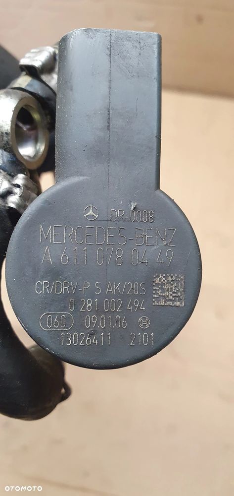 Listwa wtryskowa Mercedes A-Klasa W169 2.0 CDI A6110780449 A6400701295 - 7