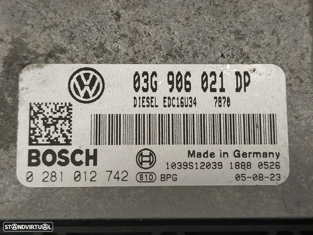 CENTRALINA DO MOTOR UCE VOLKSWAGEN PASSAT - 4