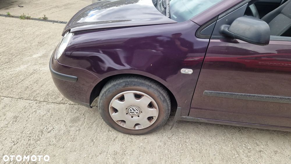 VOLKSWAGEN POLO 9N BŁOTNIK LEWY PRZÓD - 1