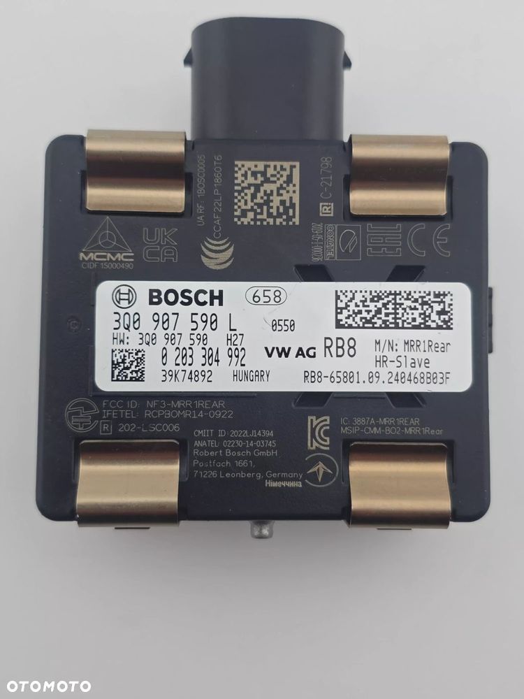 NOWY ORYGINALNY RADAR DISTRONIC ACC ASYSTENT PASA RUCHU AUDI VW 3Q0907590L - 4