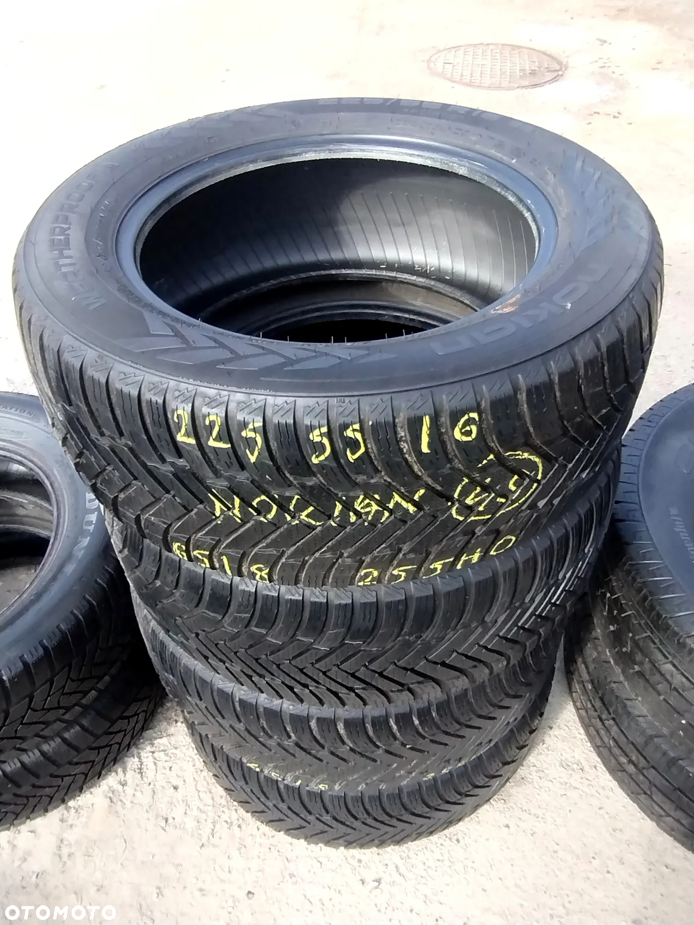 225/55R16 Opony Całoroczne Wielosezonowe NOKIAN WEATHERPROOF Legnica ALU-RAD 6,5mm 225/55 - 7