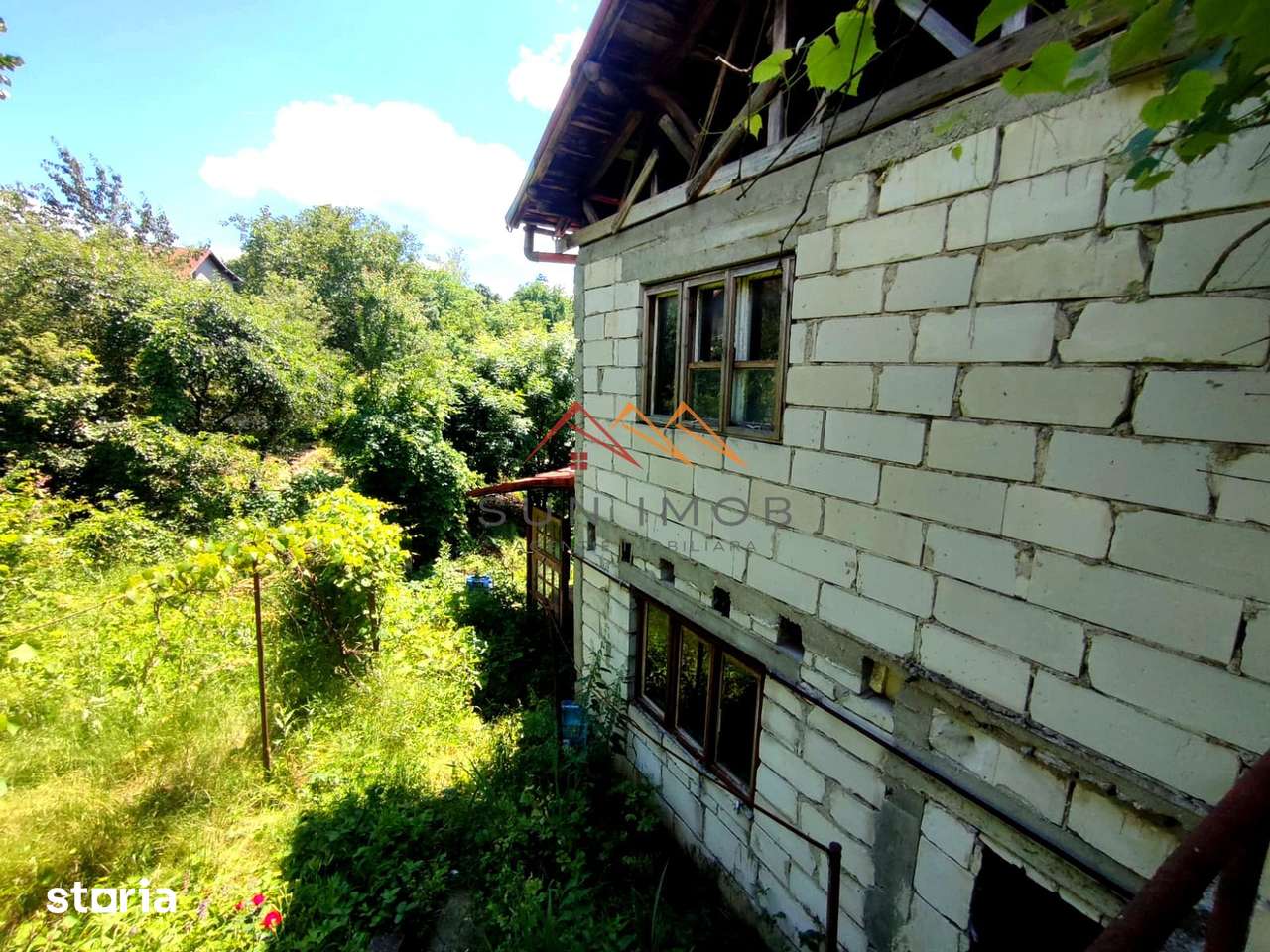 TEREN 986 MP SI CONSTRUCTIE NEFINALIZATA, CAMPINA - ZONA CENTRALA - Imagine principală: 5/6