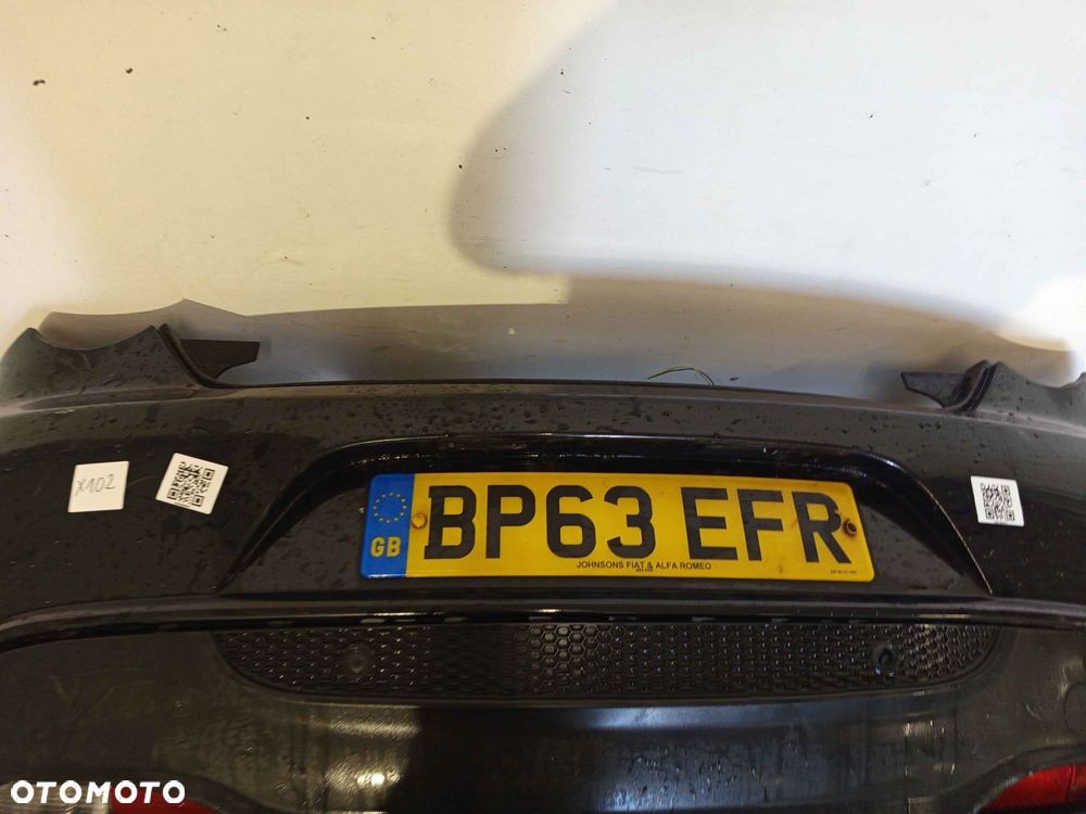 + ZDERZAK TYŁ TYLNY DO ALFA ROMEO MITO 981/B CZARNY PDC CZUJNIKI - 3