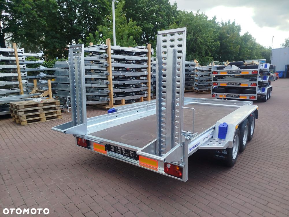 Niewiadów Przyczepa do przewozu sprzętu budowlanego Niewiadów K4035 406x195cm 3500kg 3 osie pod koparke koparka walec MOTOMUS - 12