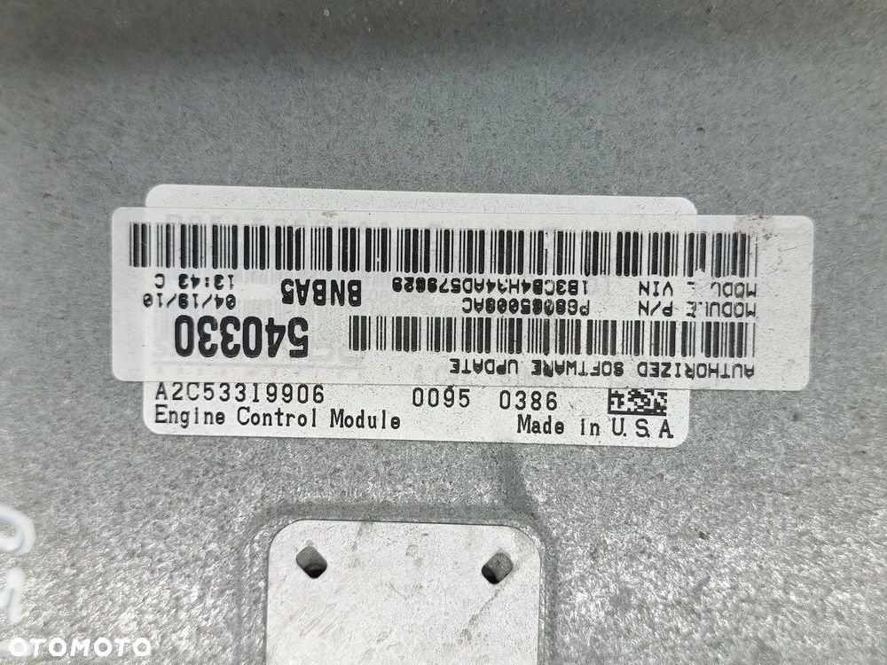 KOMPUTER, STEROWNIK DODGE CALIBER P68065008AC A2C53319906 2.0 16V - 3