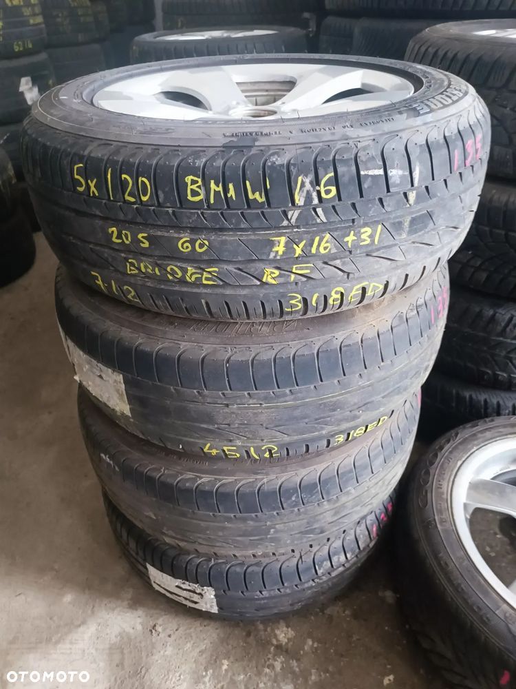 5x120 Felgi Aluminiowe Alufelgi 16 Koła Letnie Lato BMW 3 SERIA E90 E91 3 E36 E46 F30 F31 1 E81 E87 E88 F20 7mm Legnica ALU-RAD 205/60 - 2