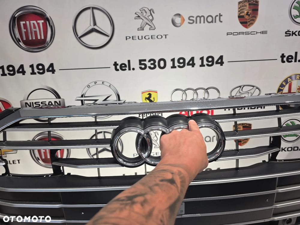 AUDI A6 C8 4K0 S-LINE ŁADNY ZDERZAK PRZEDNI PRZÓD NA SPRYSKI + 6xPDC ORAZ GRILL / ATRAPA NR 4K0807437C / 4K0807437D + 4K0853651C NR AUKCJI NZ2243 - 19