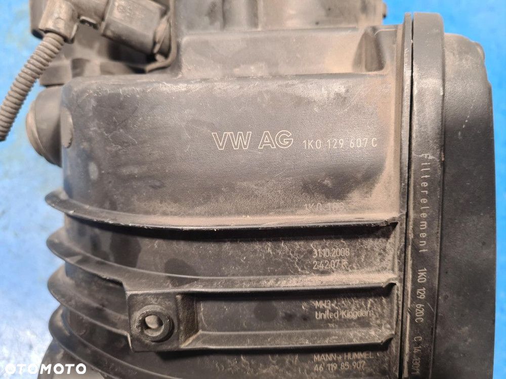 VW GOLF V 2.0 FSI OBUDOWA FILTRA POWIETRZA 1K0129607C - 7