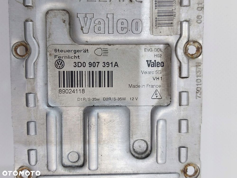 przetwotnica xenon vw phaeton 3d0907391a - 2