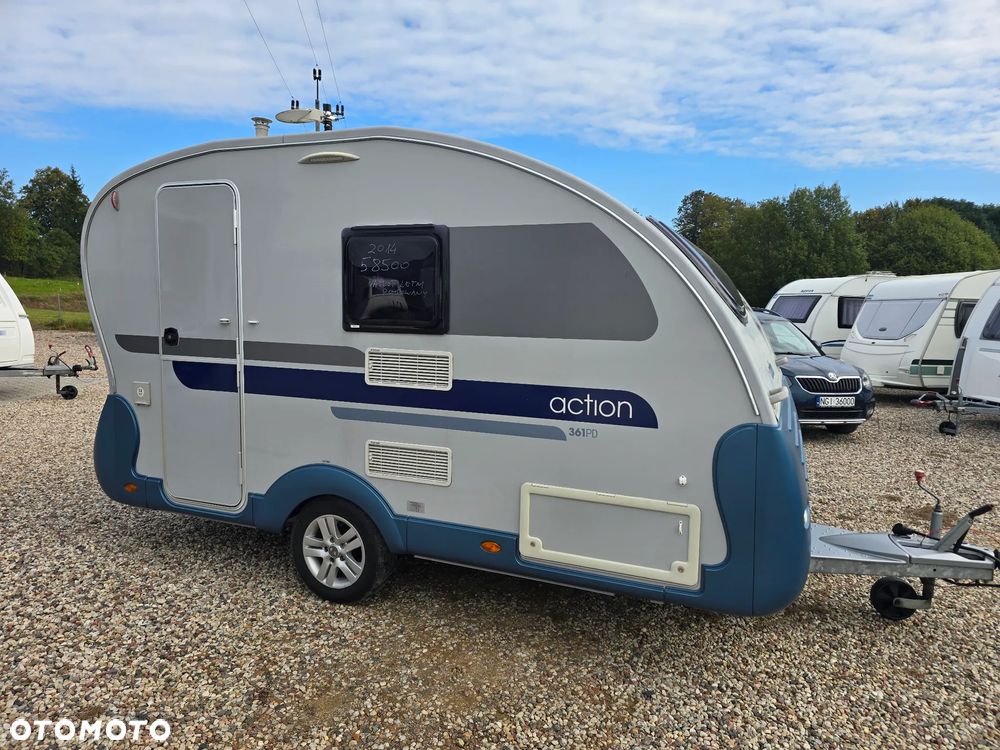 Adria Action 361 1000kg JAK NOWA zarejestrowana z przedsionkiem - 10
