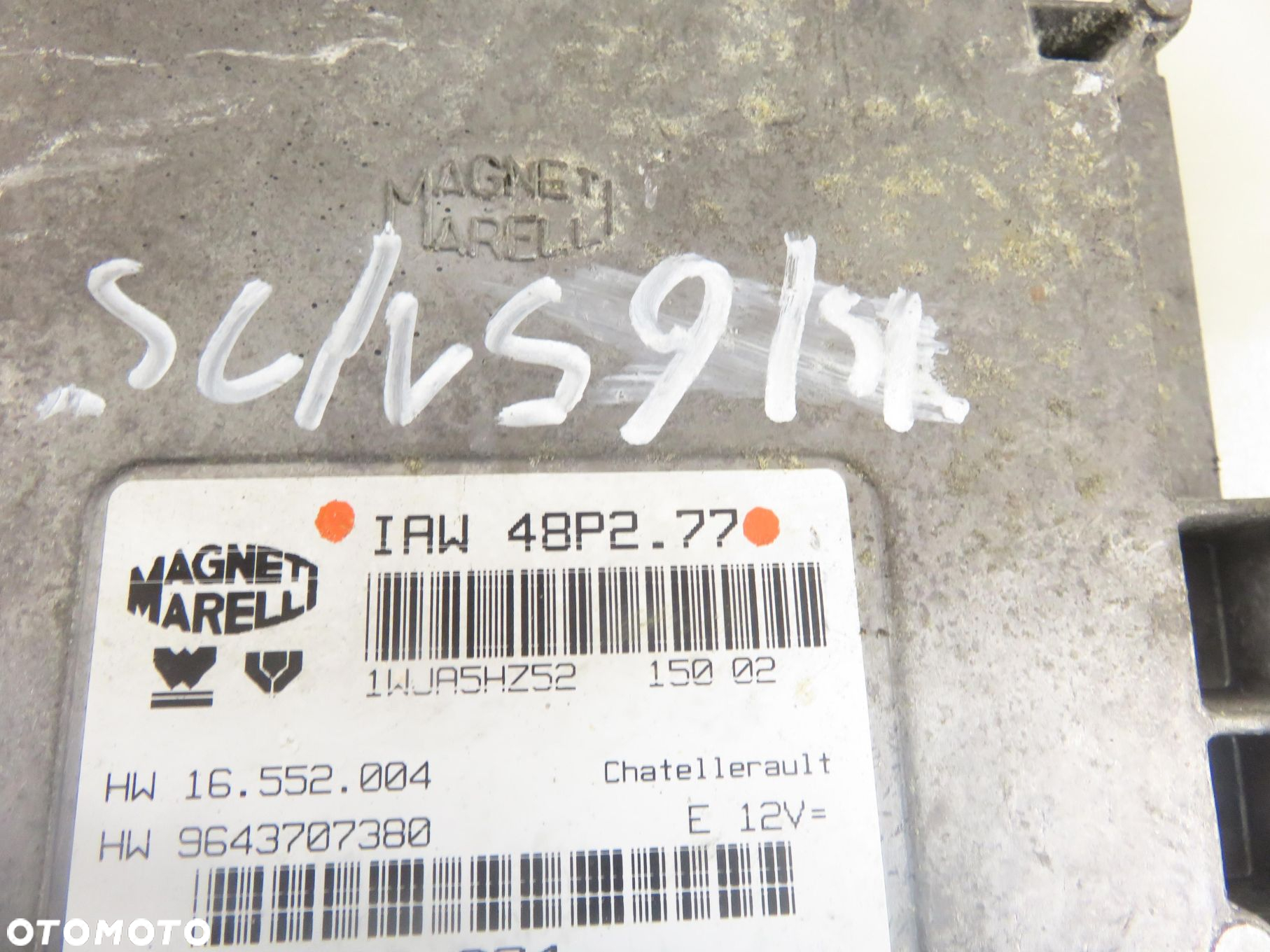 STEROWNIK PEUGEOT 206 1.1 i IAW48P277 SW9644925880 - 8