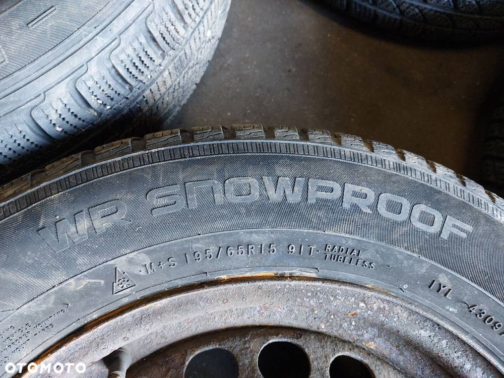 FELGI STALOWE 4 SZT 3B0601027D 5x112 6Jx15 ET37 FI57,1 VW AUDI - 3