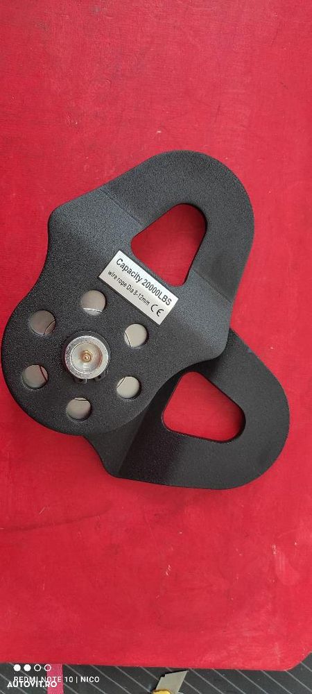 rola, scripete, multilplicator de forta pentru  troliu de 9 t - 3