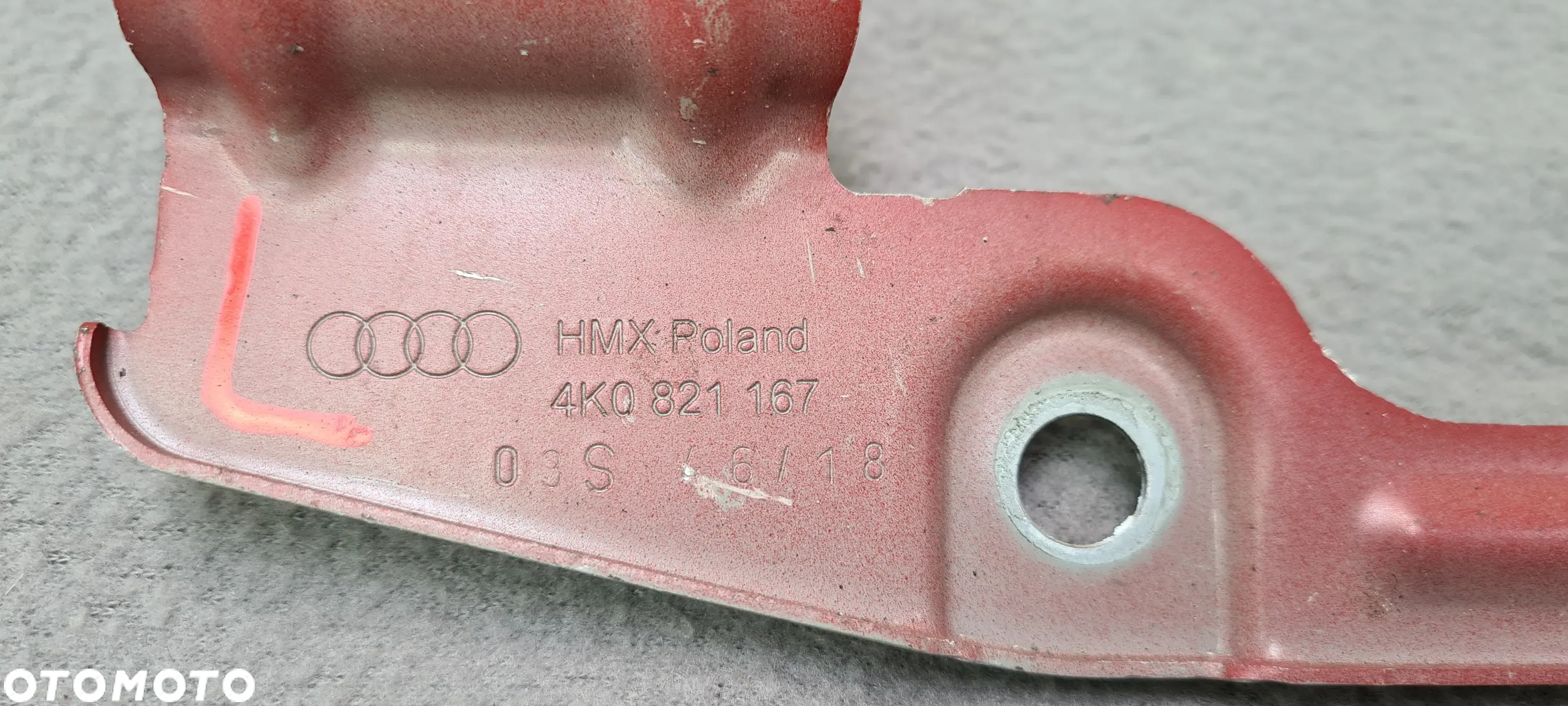 AUDI A6 A-6 C8 PRAWE LEWE MOCOWANIE WSPORNIK BŁOTNIKA  4K0821132 4K0821167 4K0821168 - 10