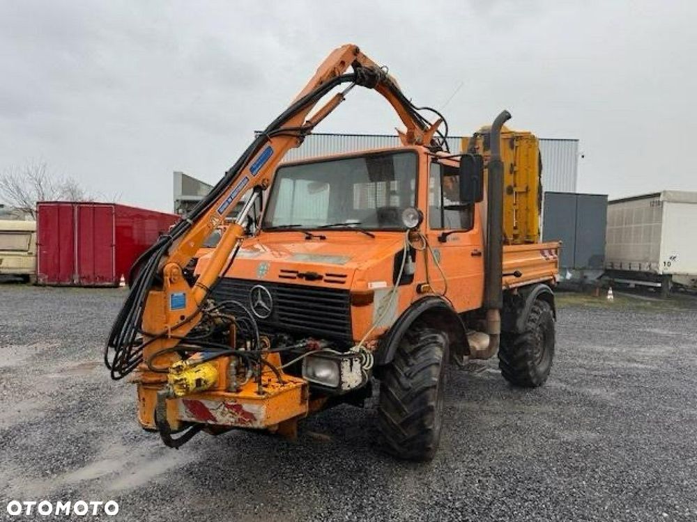 Unimog Unimog 1400 4X4 Kosiarka teleskopowa posypywarka - 9