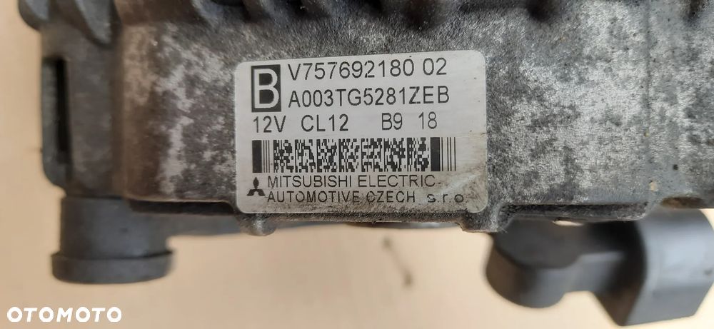 Mini 1.6 t Peugeot Citroen 1.6 thp Rozrusznik V7550017 80 04 M000T32271ZE Alternator V757692180 A003TG528ZEB Kompresor klimatyzacji 447190-8122 6sel16c 08k06350 - 9
