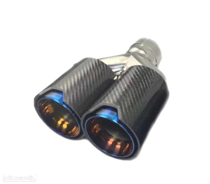 PONTEIRA DE ESCAPE ESQUERDA BMW LOOK M PERFORMANCE - 1