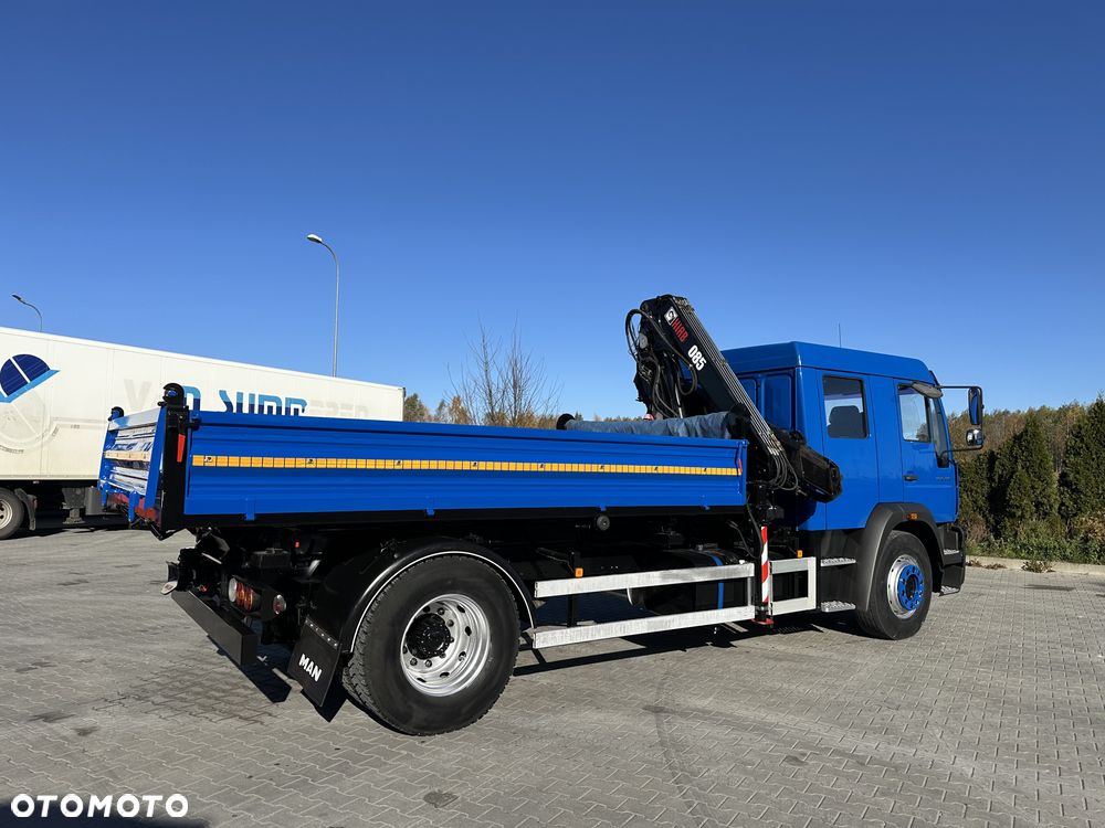MAN LE 18.220 Wywrotka 3-stronna HDS HIAB 085 - 6