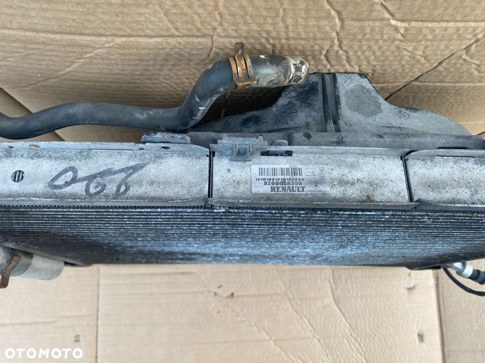 CHŁODNICA WODY KLIMATYZACJI WENTYLATOR RENAULT CLIO 3 III 8200688390 3000268 - 4