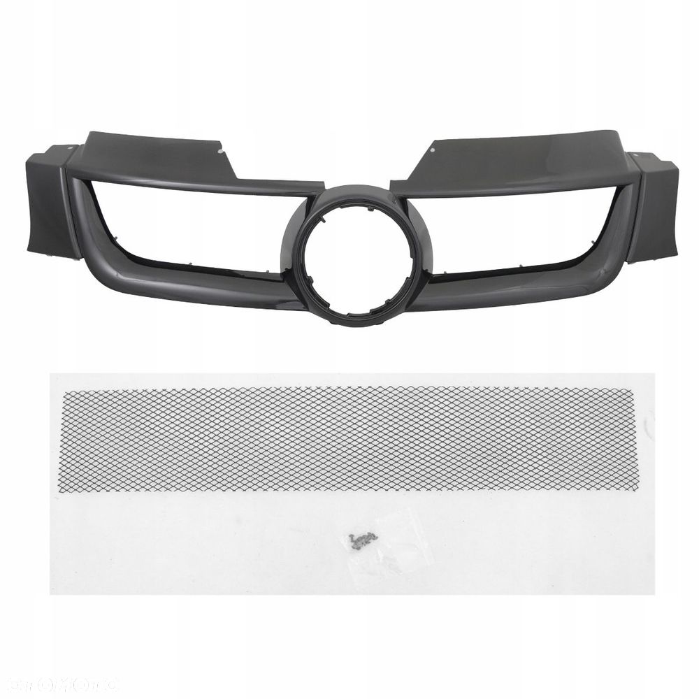 Atrapa Grill Kratka Tuning ABT Black Glossy czarny polysk VW Golf V 5 1k 03 - 1