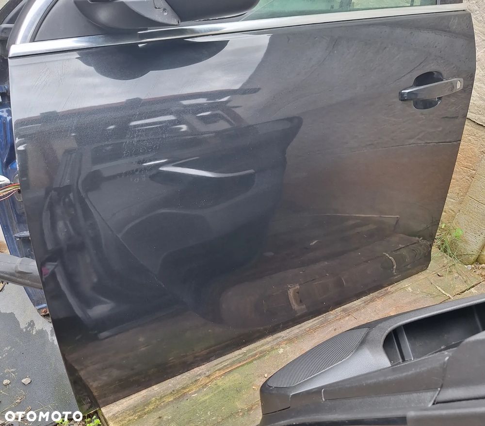 DRZWI KOMPLETNE LEWY PRZÓD -OPEL INSIGNIA A /2010 R./CZARNE-Z22C - 2